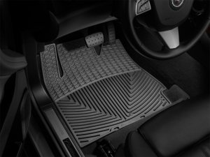 Cadillac SRX Rubber Mats - Front - WeatherTech - All-Weather - Black - `10-`27