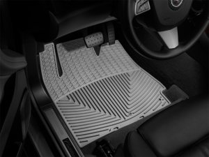 Cadillac SRX Rubber Mats - Front - WeatherTech - All-Weather - Grey - `10-`27