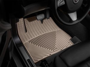 Cadillac SRX Floor Mats - Front - WeatherTech - All-Weather - Tan - `10-`27