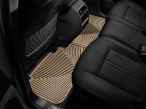 Cadillac SRX Floor Mats - Rear - WeatherTech - Rubber - Tan - `10-`27