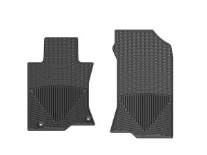 Honda Crosstour Floor Mats - Front - WeatherTech - Rubber, All-Weather - Black - `10-`27