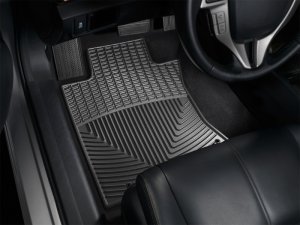 Honda Crosstour Floor Mats - Front - WeatherTech - Rubber, All-Weather - Black - `10-`27