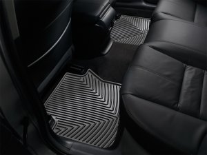 Honda Crosstour Floor Mats - Rear - WeatherTech - All-Weather - Black - `10-`27