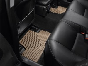 Lexus IS Rubber Floor Mats - Rear - WeatherTech - All-Weather - Tan - `06-`13