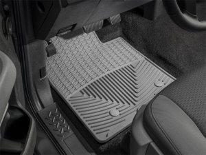 Ford Super Duty Floor Mats - Front - WeatherTech - All-Weather - Grey - `11-`27