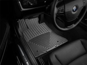 BMW 5 Series Floor Mats - Front - WeatherTech - All-Weather Rubber - Black - `11-`27 BMW 5 Series Floor Mats - Front - WeatherTech - All-Weather Rubber - Black - `11-`27