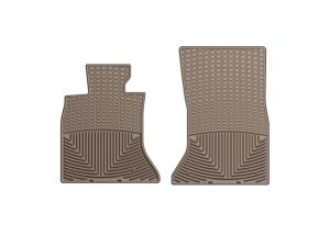 BMW 5 Series Floor Mats - Front - WeatherTech - Rubber - Tan - `11-`27