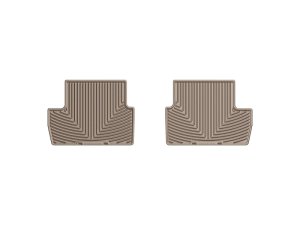 Nissan Sentra Rubber Mats - Rear - WeatherTech - All-Weather - Tan - `07-`12