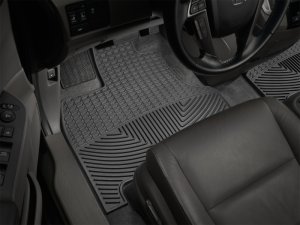 Honda Odyssey Rubber Mats - Front - WeatherTech - All-Weather - Black - `11-`27