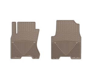 Nissan Rogue Rubber Mats - Front - WeatherTech - All-Weather - Tan - `08-`13
