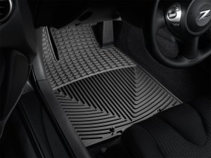 Nissan 370Z Floor Mats - Front - WeatherTech - Rubber - Black - `10-`27