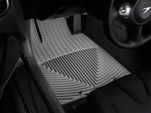 Nissan 370Z Floor Mats - Front - WeatherTech - Rubber - Grey - `10-`27