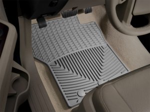 Ford Expedition Floor Mats - Front - WeatherTech - Rubber - Grey - `11-`27