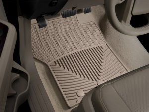 Ford Expedition Floor Mats - Front - WeatherTech - Rubber - Tan - `11-`27
