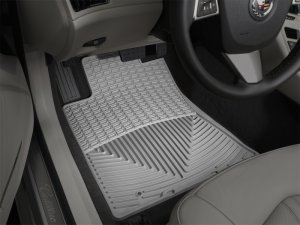 Cadillac CTS Floor Mats - Front - WeatherTech - Rubber, All-Weather - Grey - `08-`13 Cadillac CTS Floor Mats - Front - WeatherTech - Rubber, All-Weather - Grey - `08-`13