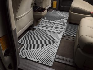 Toyota Sienna Floor Mats - Rear - WeatherTech - Rubber - Grey - `11-`27