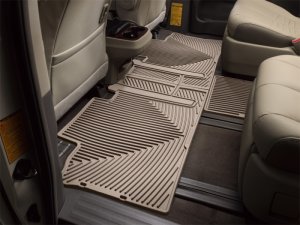 Toyota Sienna Floor Mat Set - Rear - WeatherTech - All-Weather - Tan - `11-`27