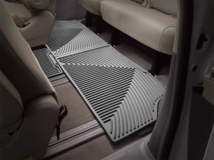 Toyota Sienna Rubber Mats - Rear - WeatherTech - All-Weather - Grey - `11-`27
