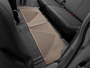 Toyota Sienna Rubber Mats - Rear - WeatherTech - All-Weather - Tan - `11-`27