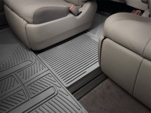 Toyota Sienna Rear Rubber Mats - WeatherTech - Grey - `11-`27