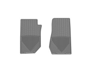 Jeep Wrangler Floor Mats - Front - WeatherTech - Rubber - Grey - `07-`13