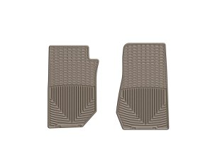 Jeep Wrangler Floor Mats - Front - WeatherTech - Rubber - Tan - `07-`13