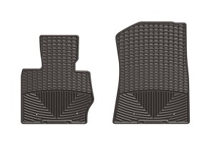 BMW X3 Rubber Floor Mats - Front - WeatherTech - All-Weather - Cocoa - `11-`27