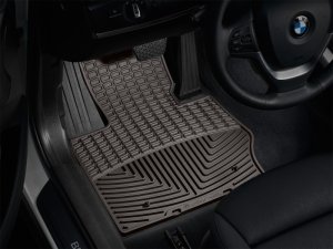 BMW X3 Rubber Floor Mats - Front - WeatherTech - All-Weather - Cocoa - `11-`27