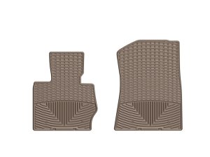 BMW X3 Floor Mats - Front - WeatherTech - Rubber - Tan - `11-`27