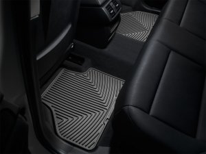 BMW X3 Rear Rubber Floor Mats - WeatherTech - All-Weather - Black - `11-`27