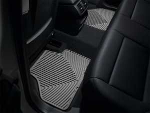 BMW X3 Rubber Floor Mats - Rear - WeatherTech - All-Weather - Grey - `11-`27
