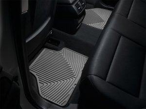 BMW X3 Rubber Floor Mats - Rear - WeatherTech - All-Weather - Grey - `11-`27