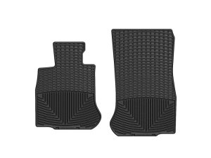 BMW 6 Series Floor Mats - Front - WeatherTech - All-Weather - Black - `12-`27