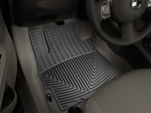 Nissan Versa Floor Mats - Front - WeatherTech - All-Weather - Black - `12-`27 Nissan Versa Floor Mats - Front - WeatherTech - All-Weather - Black - `12-`27