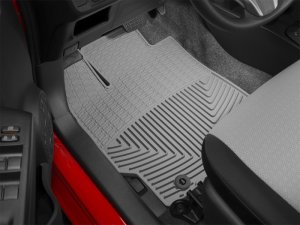 Toyota Yaris Floor Mats - Front - WeatherTech - Rubber - Grey - `12-`27