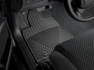 Toyota Tundra Floor Mats - Front - WeatherTech - Rubber - Black - `12-`27