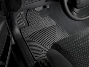 Toyota Tundra Floor Mats - Front - WeatherTech - Rubber - Black - `12-`27