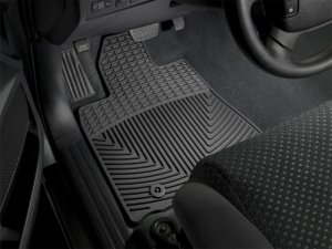 Toyota Tundra Floor Mats - Front - WeatherTech - Rubber - Black - `12-`27