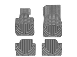 BMW 3 Series Floor Mats - Front - WeatherTech - All-Weather - Grey - `12-`27