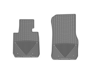 BMW 3 Series Floor Mats - Front - WeatherTech - All-Weather Rubber - Grey - `12-`27