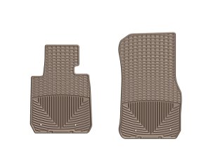 BMW 3 Series Floor Mats - Front - WeatherTech - Rubber - Tan - `12-`27