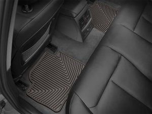 BMW 3-Series Floor Mats - Rear - WeatherTech - All-Weather - Cocoa - `12-`27