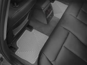 BMW 3 Series Floor Mats - Rear - WeatherTech - All-Weather Rubber - Grey - `12-`27