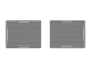 Ford Taurus Floor Mats - Rear - WeatherTech - All-Weather Rubber - Grey - `10-`27 Ford Taurus Floor Mats - Rear - WeatherTech - All-Weather Rubber - Grey - `10-`27
