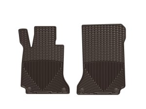 Mercedes-Benz C-Class Floor Mats - Front - WeatherTech - All-Weather - Cocoa - `08-`14