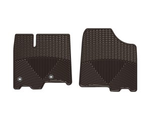 Toyota Sienna Floor Mats - Front - WeatherTech - All-Weather Rubber - Cocoa - `13-`27