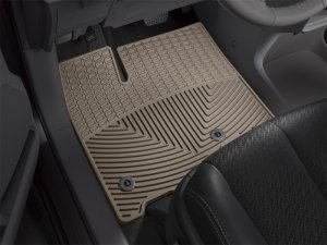 Toyota Sienna Floor Mats - Front - WeatherTech - All-Weather - Tan - `13-`27