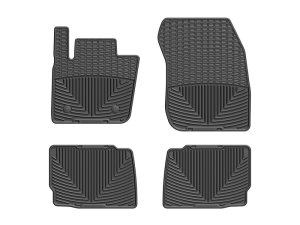 Ford Fusion Floor Mats - Front - WeatherTech - Rubber, All-Weather - Black - `13-`27
