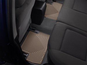 Nissan Pathfinder Floor Mats - Front - WeatherTech - Rubber - Tan - `13-`27