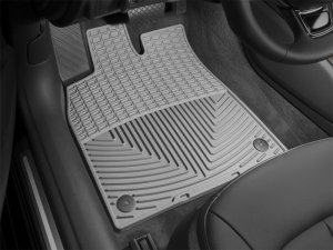 Audi A6 Rubber Mats - Front - WeatherTech - All-Weather - Grey - `12-`27